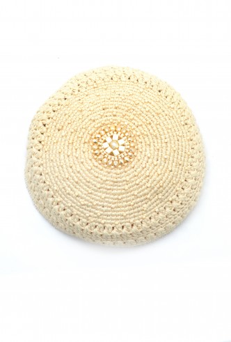 Crystal Medallion Kippa Crystal Medallion Kippa